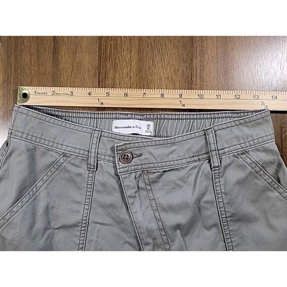 Abercrombie & Fitch Gray Cargo Utility Pants 6S EUC Grunge Gorpcore - Picture 5 of 10
